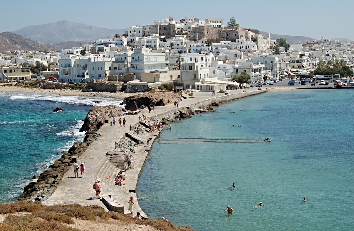 Naxos - planina i sela