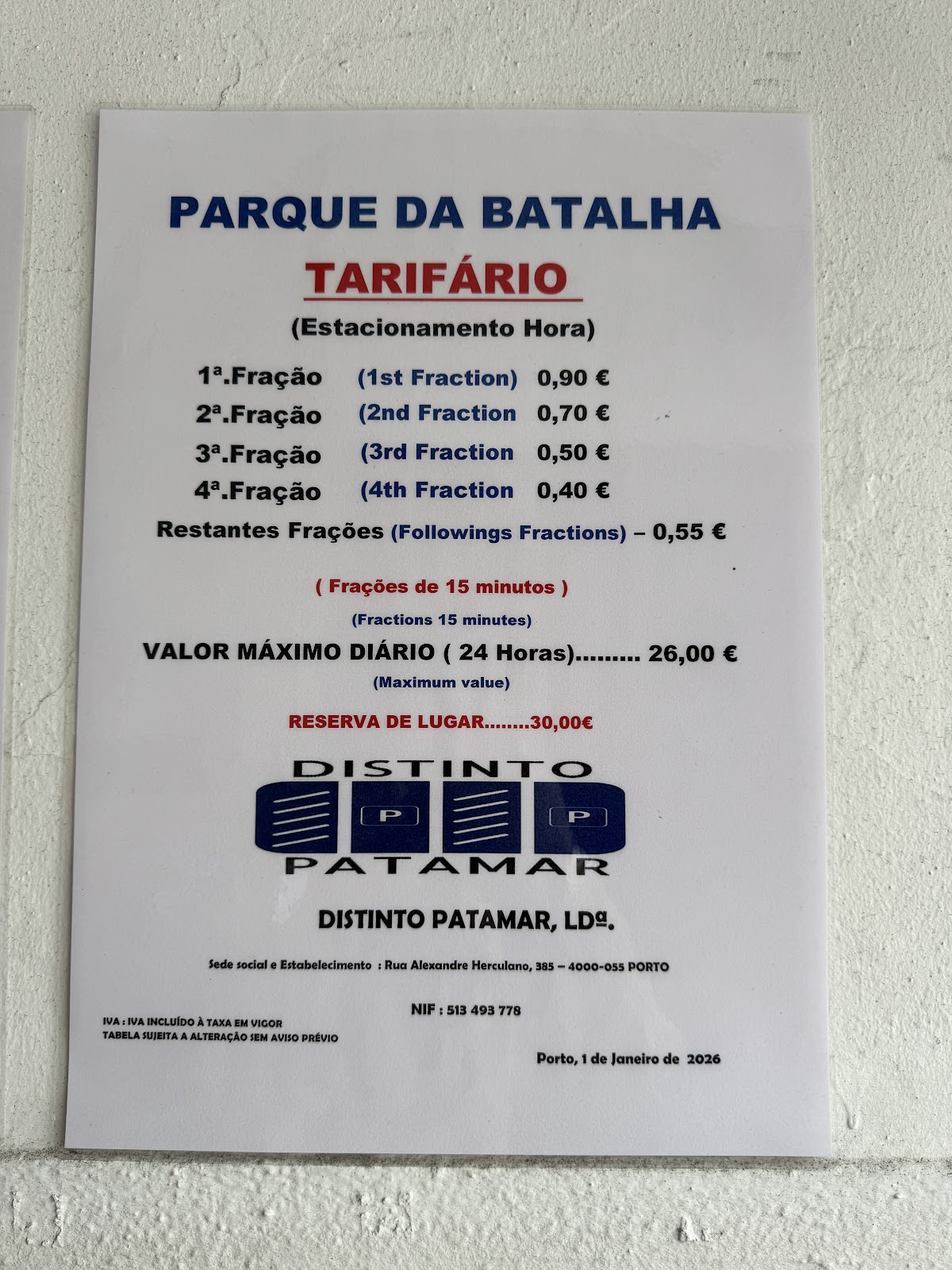 Estacionamento Batalha