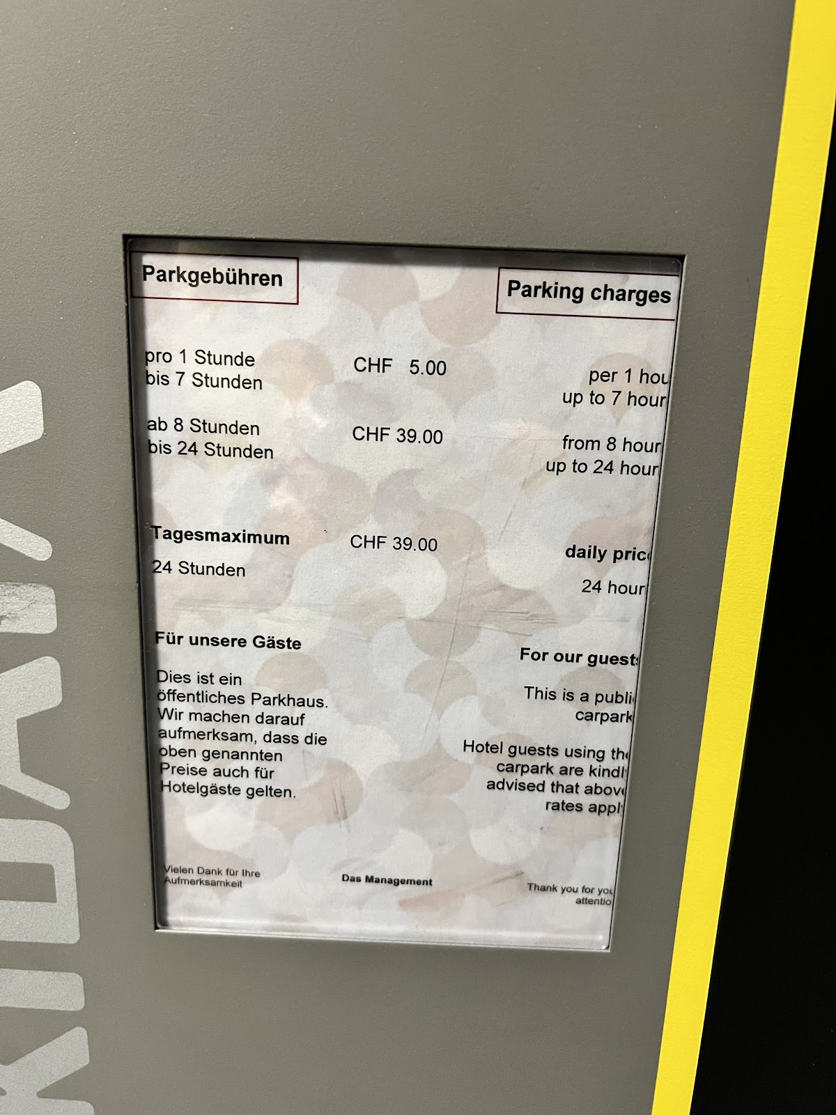 Onepark - Parkplatz Zürich - Zürich Hauptbahnhof
