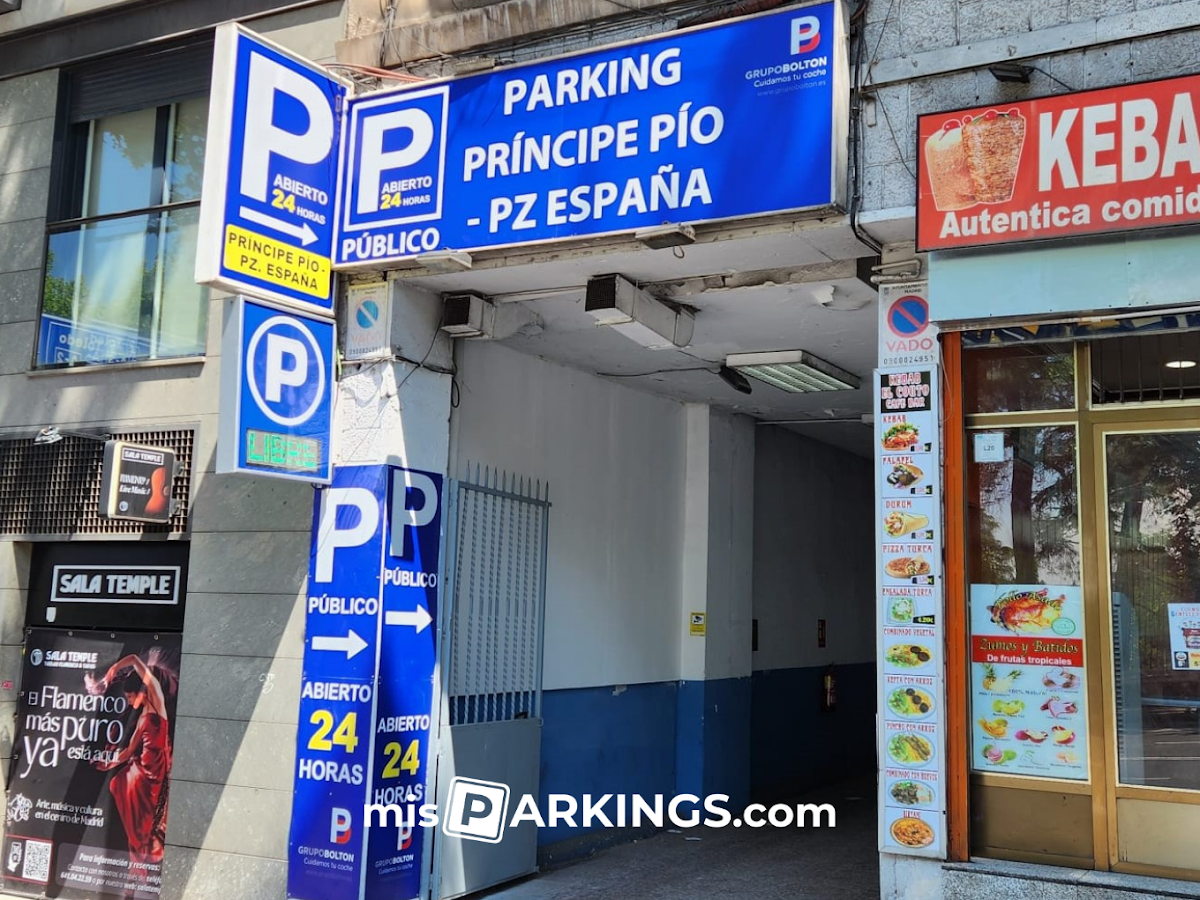 [P] Parking Príncipe Pio - Plaza de España