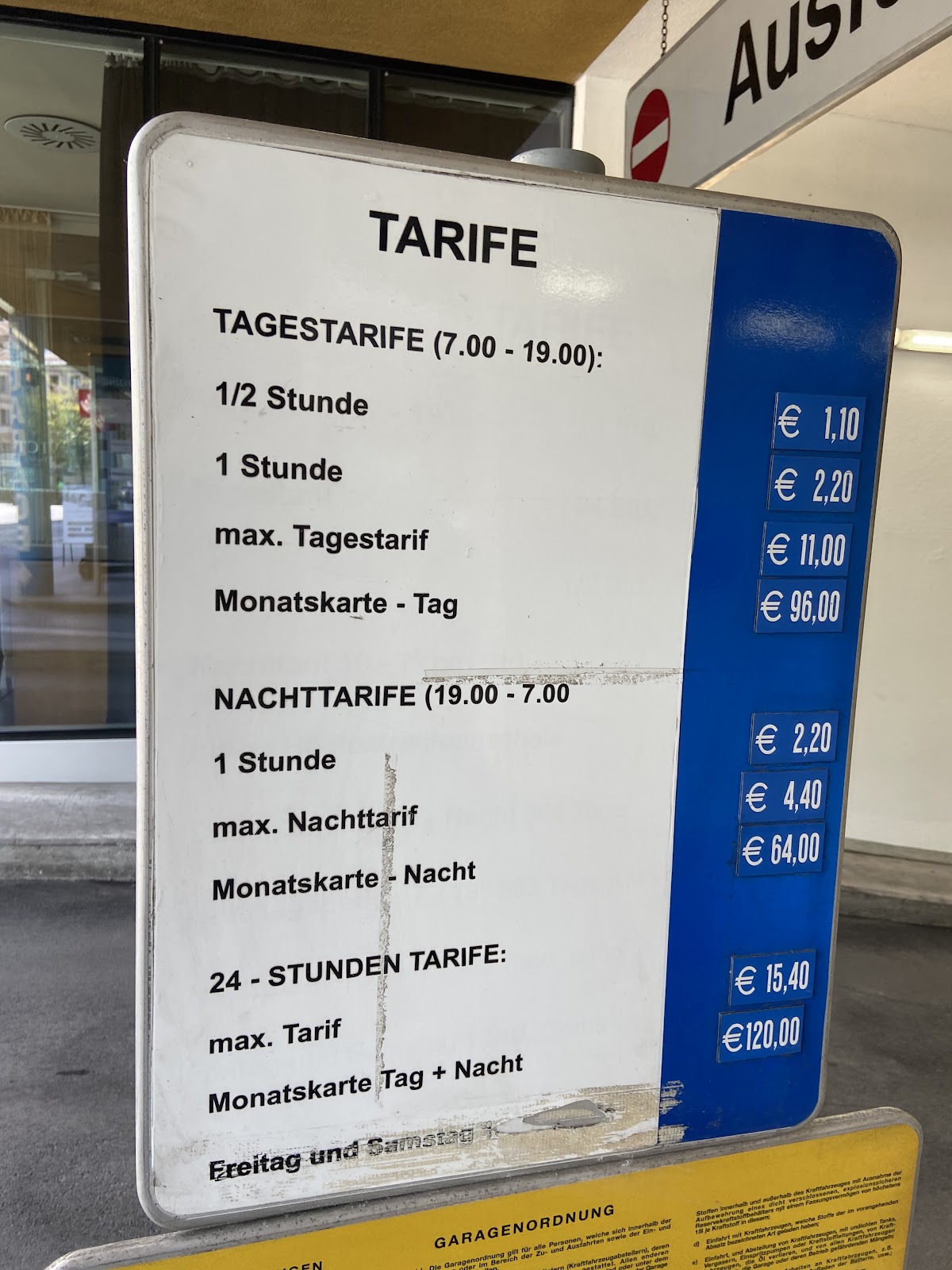 Parcheggio/Kaiserjäger-Parkgarage