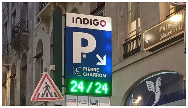 Parking Indigo Paris Pierre Charron Champs-Elysées