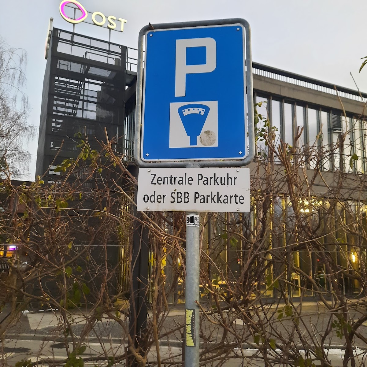 Parkplatz Park and Ride SBB