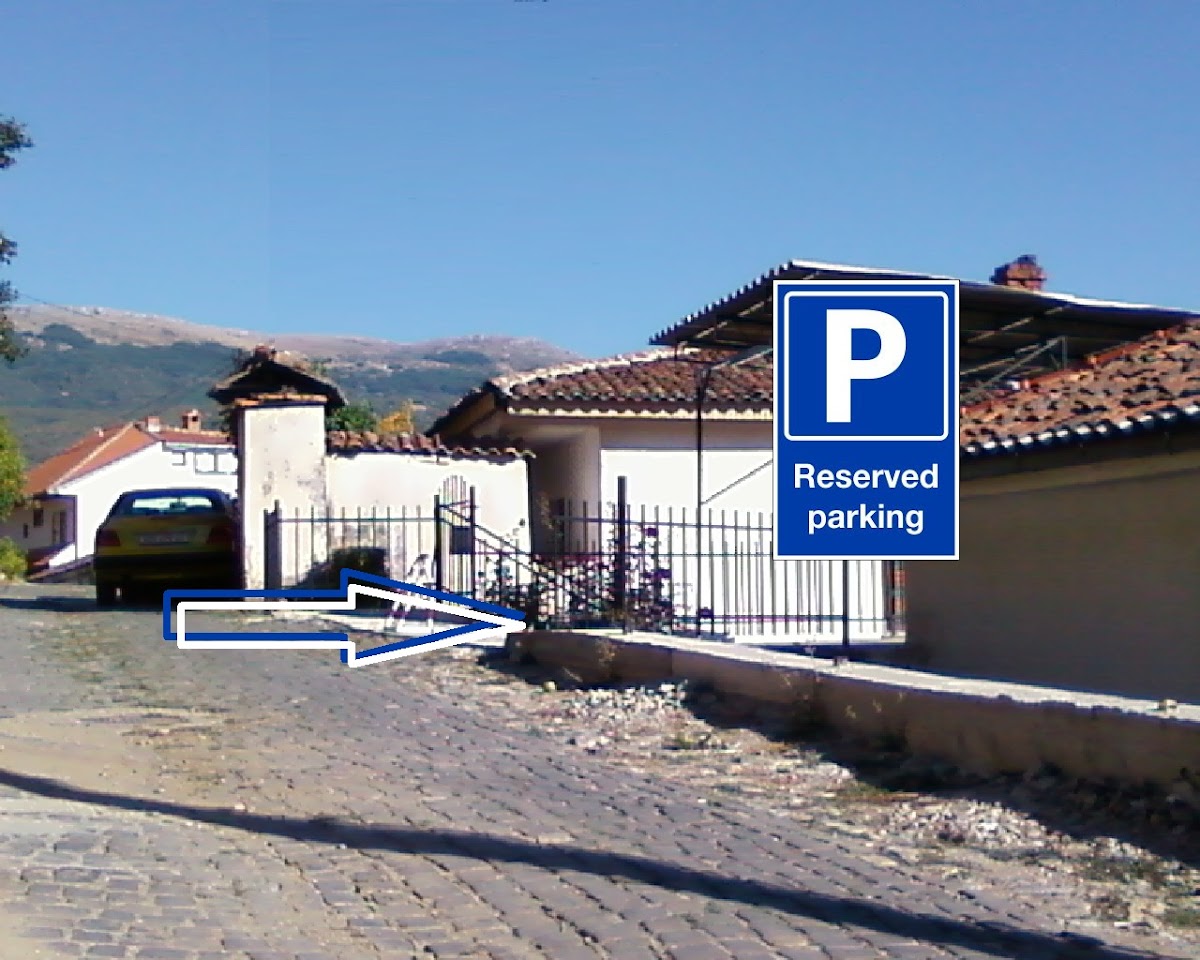 Private parking "By the Lake" apartments, Ohrid