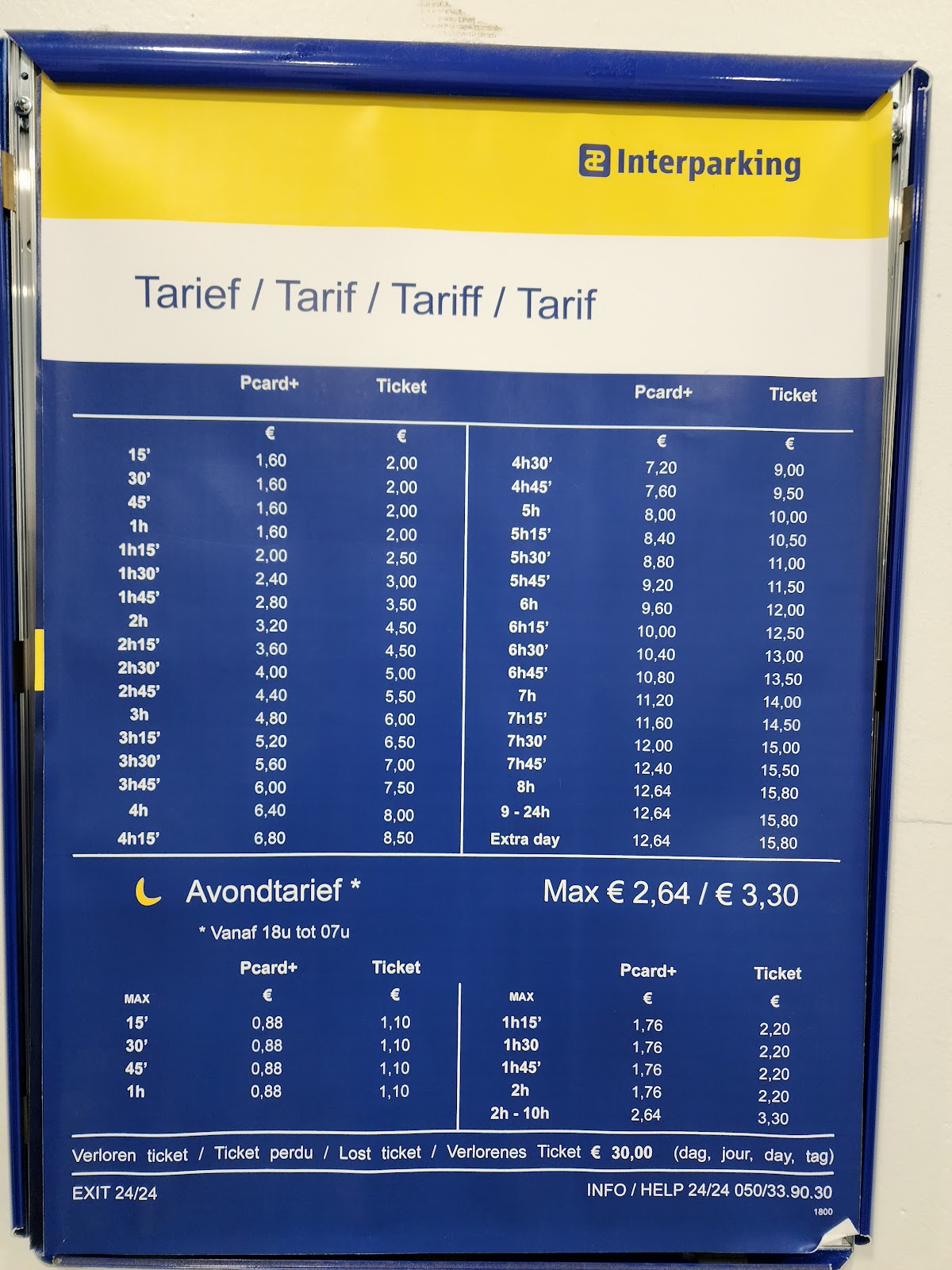 Underground parking garage - Zilverpand (capacity 392)