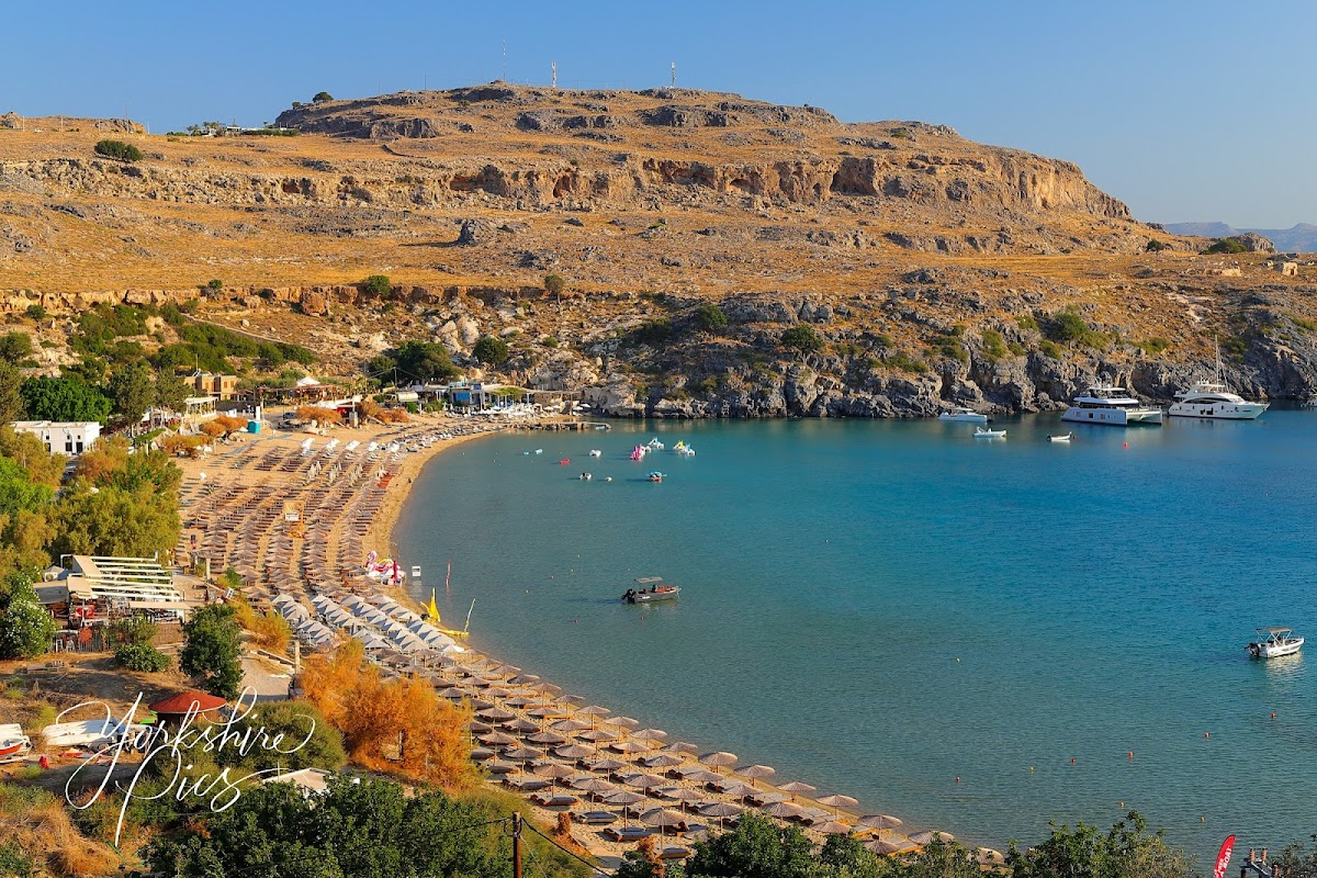 Lindos plaža (Megali Paralia)