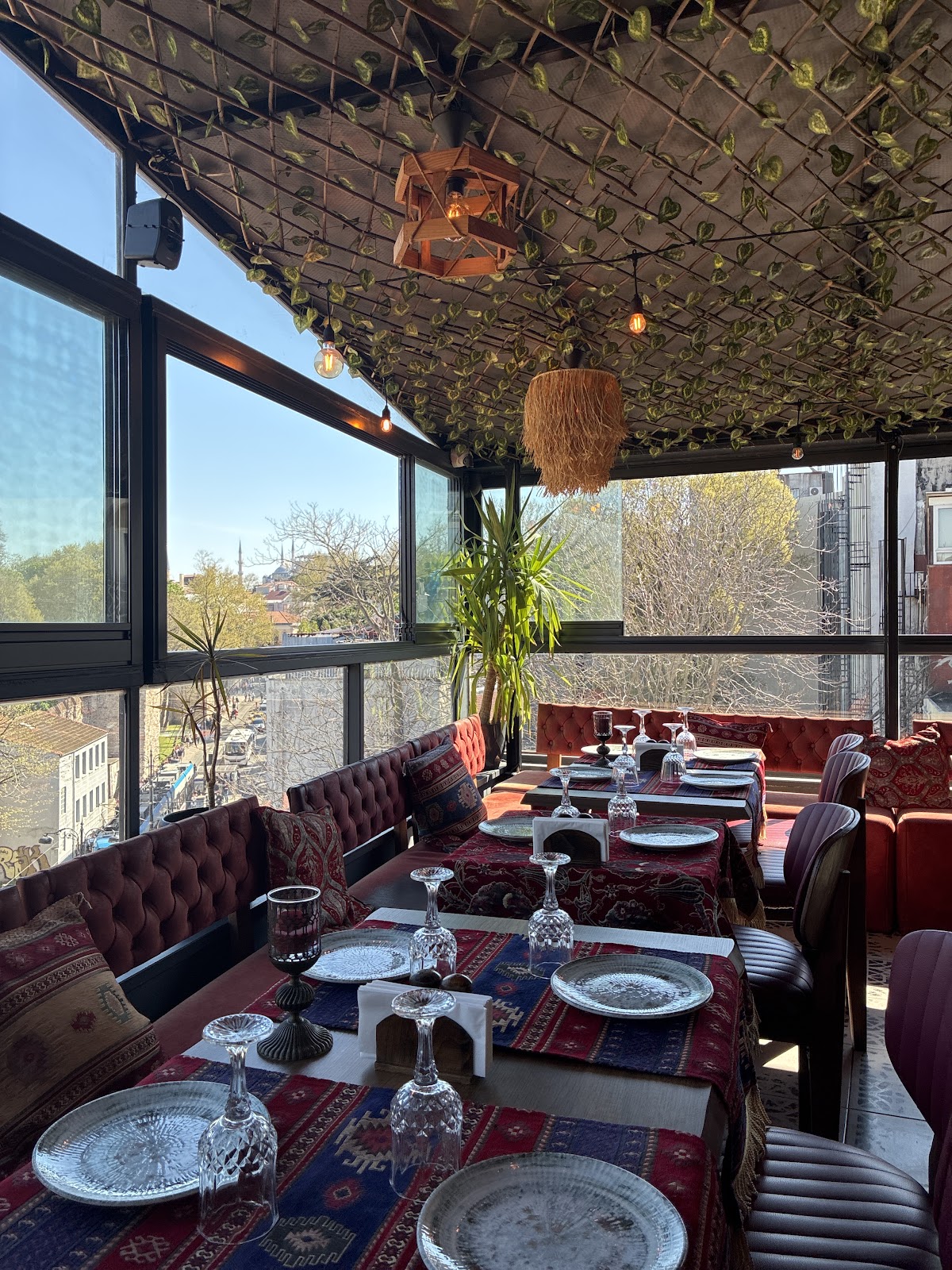 Pleasure terrace roof top restaurant